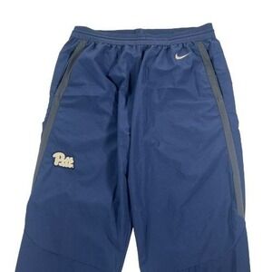 Pitt Panthers Pants Mens 2XL Blue Nike Dri Fit University Windbreaker Football